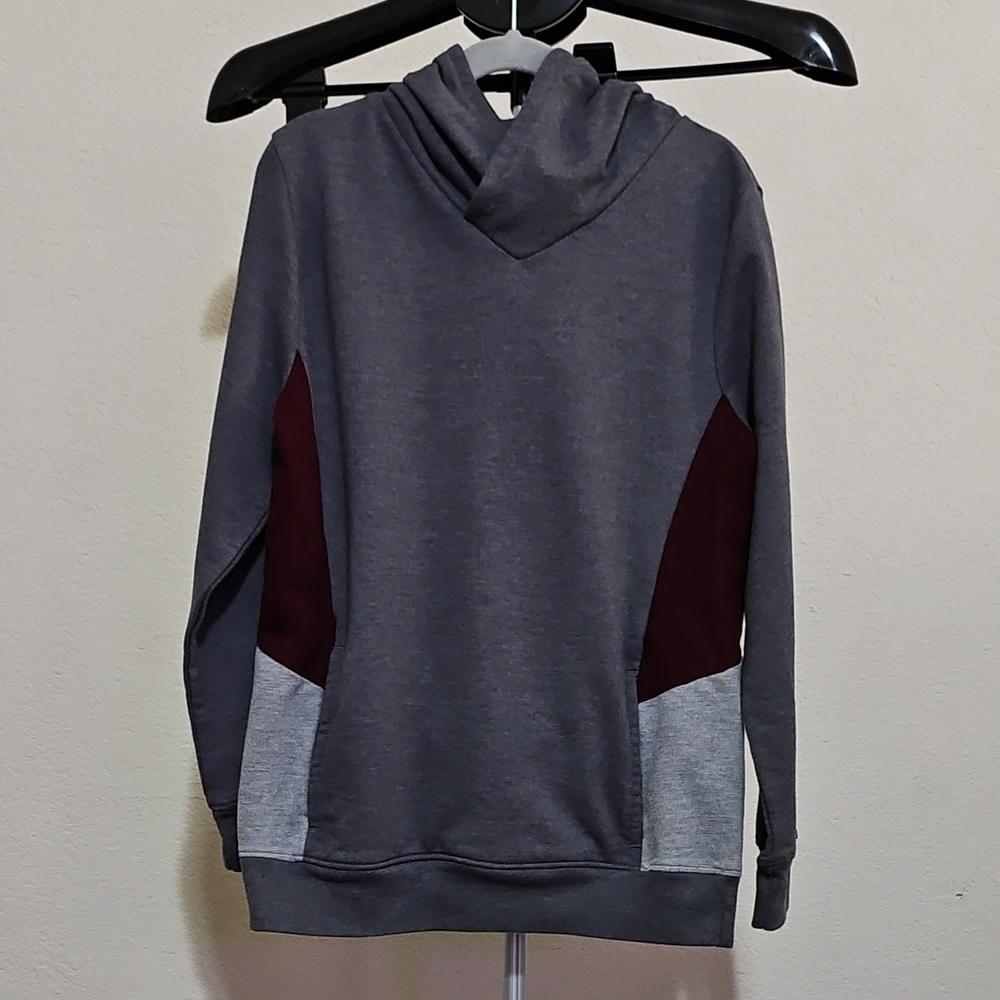 Boy Arizona Jean Company Gray and Maroon Hoodie